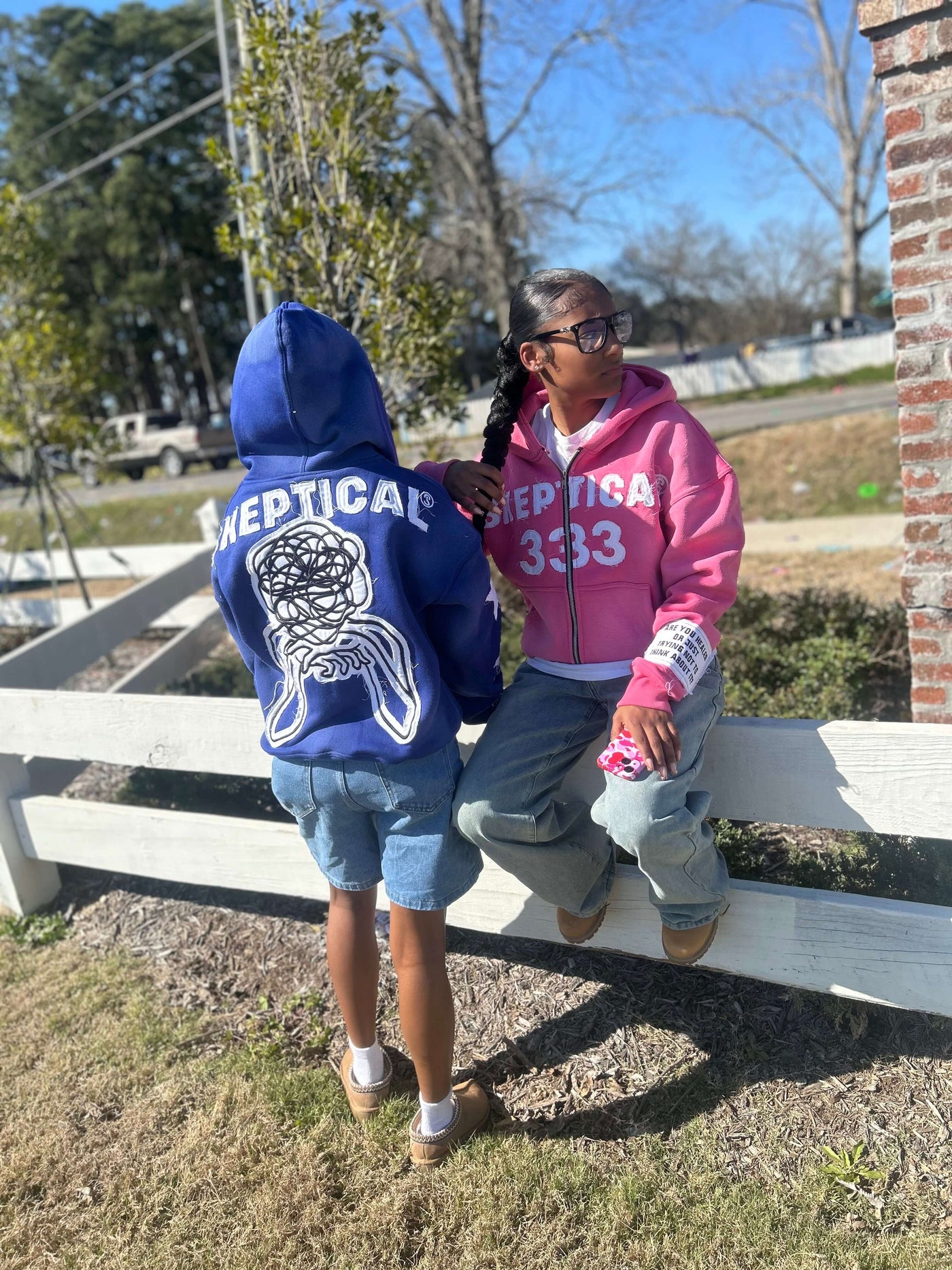 Blue Skeptical Hoodie