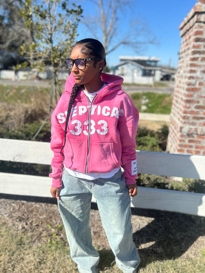 Pink Skeptical Hoodie
