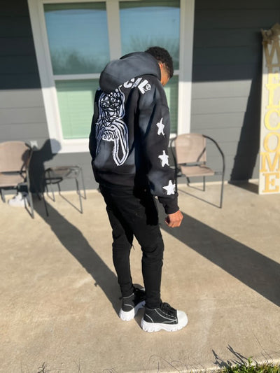 Black Skeptical Hoodie