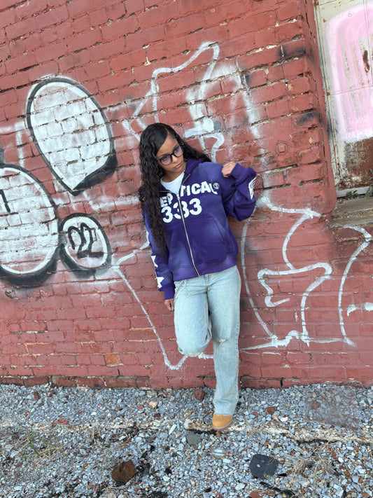 Purple Skeptical Hoodie - Skeptical