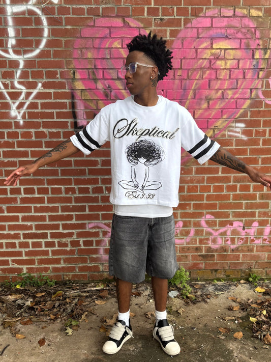 White Skeptical Shirts - Skeptical