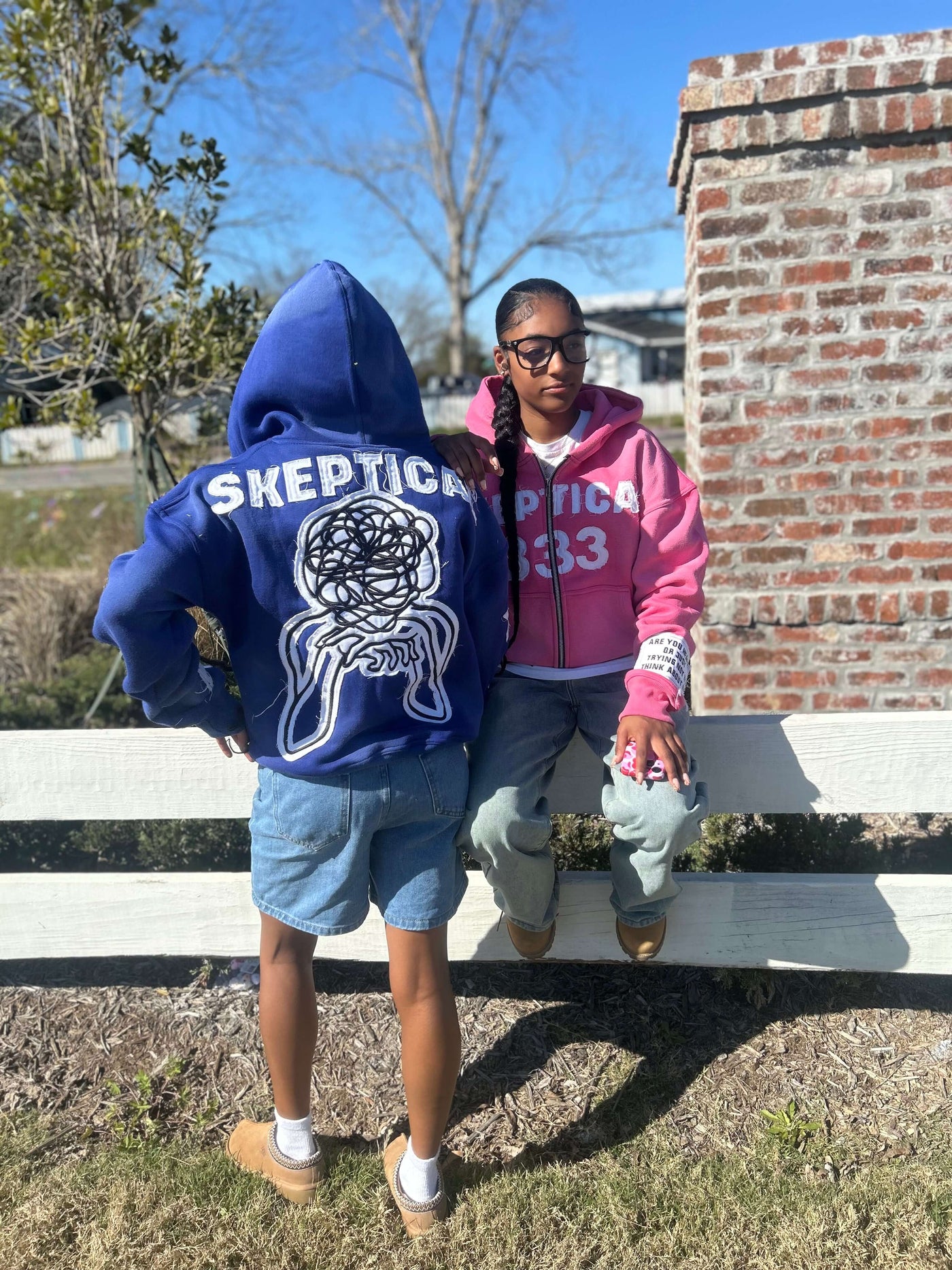 Blue Skeptical Hoodie