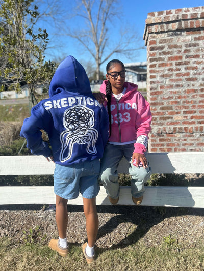 Blue Skeptical Hoodie