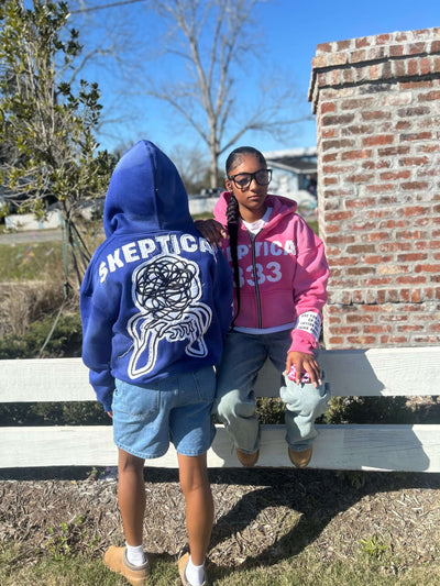 Blue Skeptical Hoodie