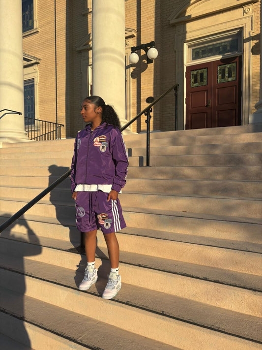 Purple Skeptical Short Set - Skeptical